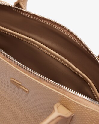 Small Piqu&eacute; Leather Chantaco Bugatti Bag