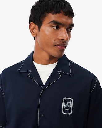 Relaxed Fit Short Sleeved Cotton Shirt