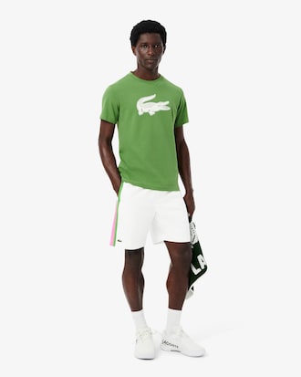 Lightweight Colour-Block Stripe Tennis Shorts