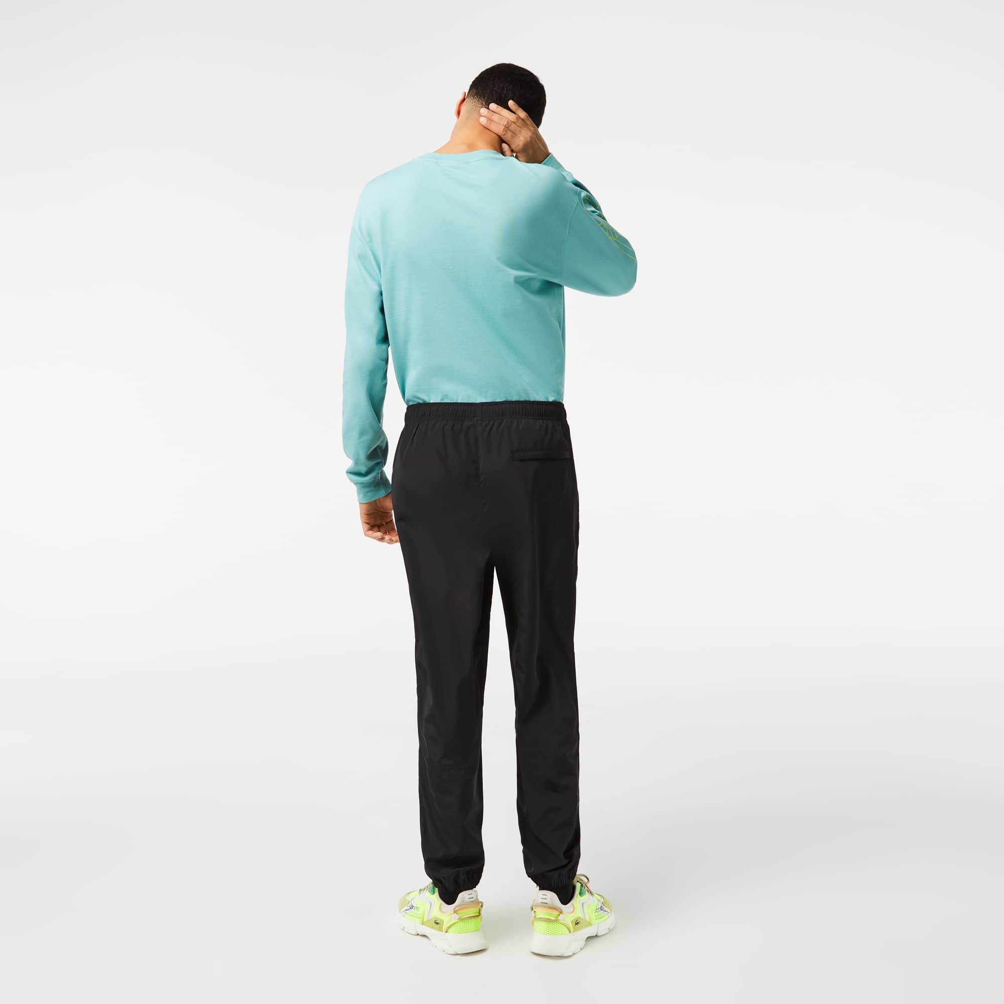 Men s Lacoste Track Pants with GPS Coordinates Men s Trackpants