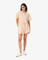 Printed Oversized Bermuda Shorts
