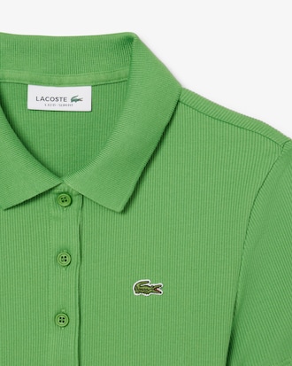 Slim Fit L.12.D Ribbed Cotton Polo Shirt