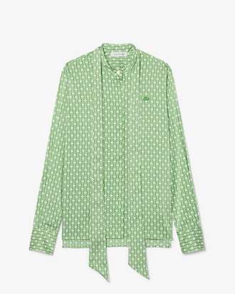 Regular Fit Removable Tie Collar Shirt