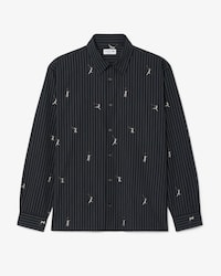 Relaxed Fit Embroidered Cotton Shirt