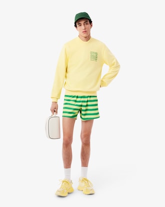 Graphic Print Fleece Sweatshirt