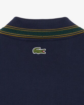 Classic Fit French Made Badge Accent Polo Shirt