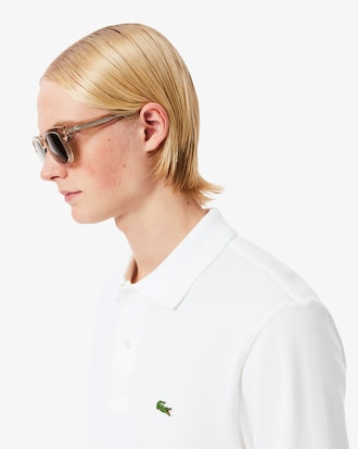 Classic Fit Long Sleeved L.12.12 Polo Shirt