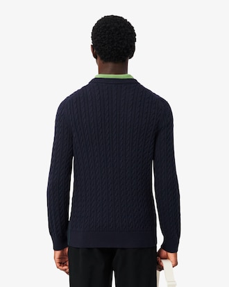 Cable Knit Cotton Sweater