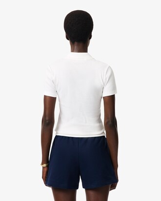 Slim Fit L.12.D Ribbed Cotton Polo Shirt