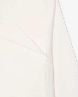 Oversized Hooded Cotton Pull-Over Jacket
