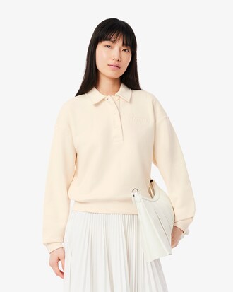 Polo Collar Sweatshirt