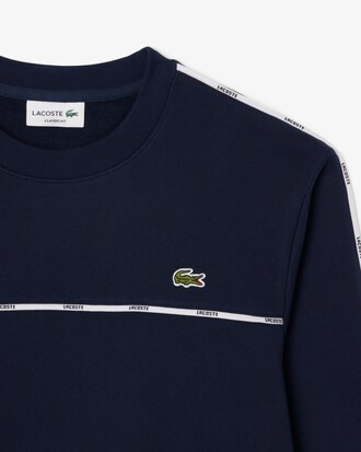 Logo Trim Fleece Sweatshirt