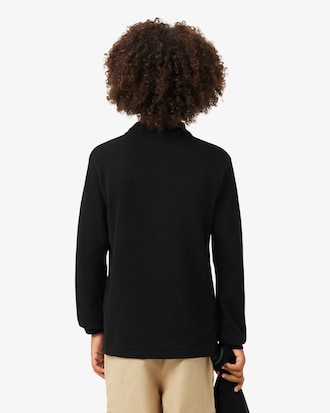 Long Sleeved Petit Piqu&eacute; Polo Shirt