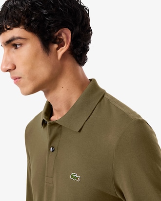 Slim Fit L.12.12 Long Sleeved Polo Shirt