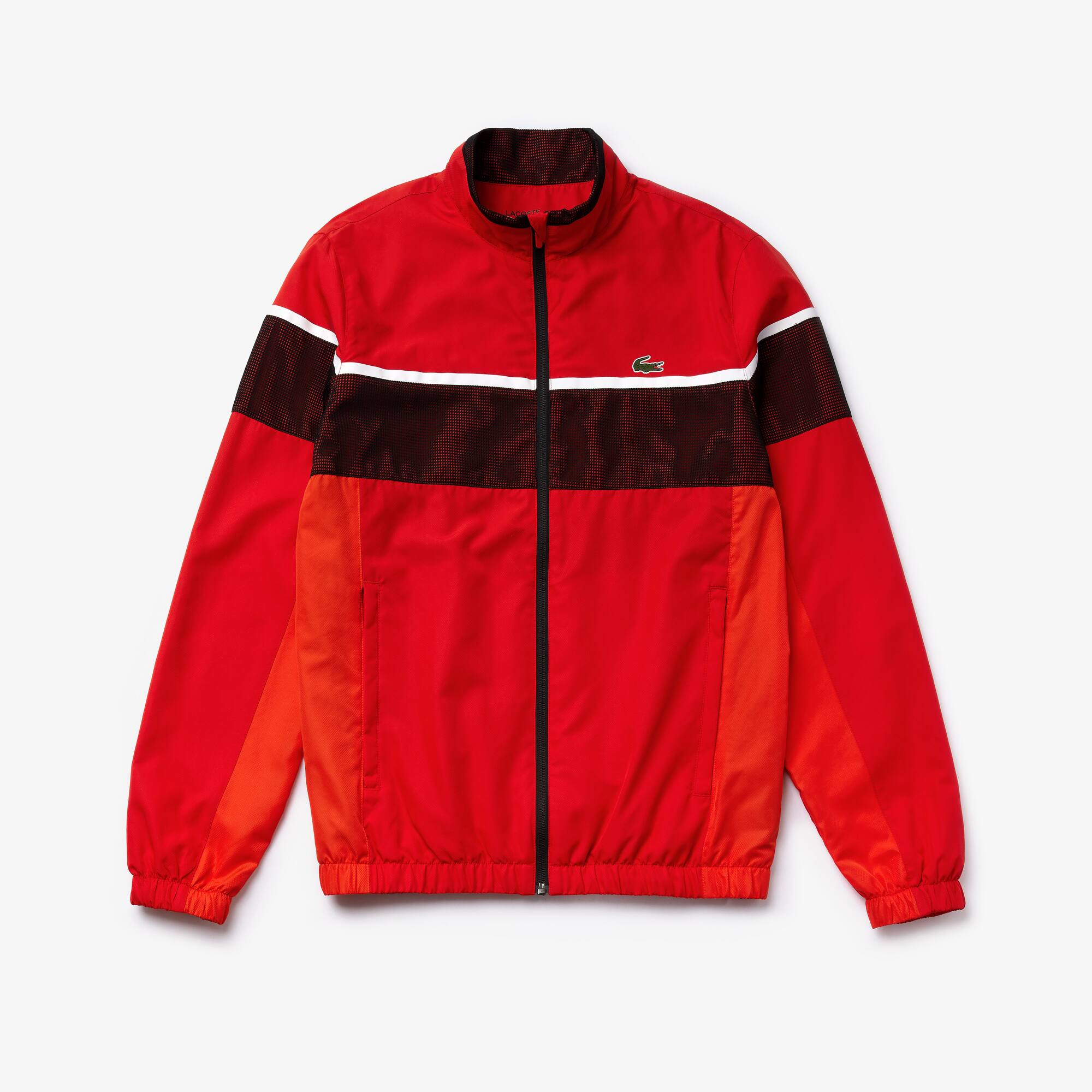lacoste tracksuit orange