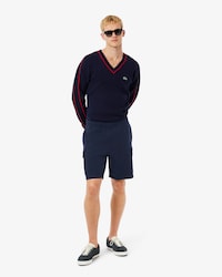 Cotton Fleece Cargo Shorts