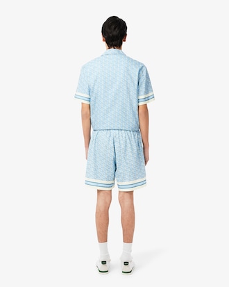 Lightweight Monogram Print Shorts