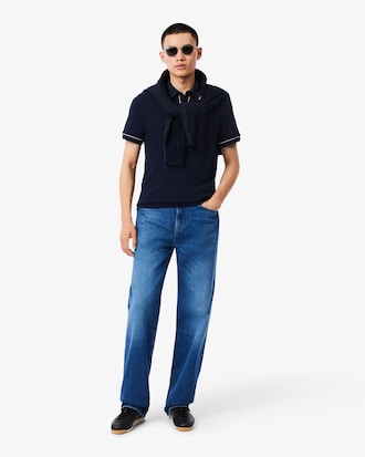 Regular Fit Paris Stretch Piqu&eacute; Polo Shirt