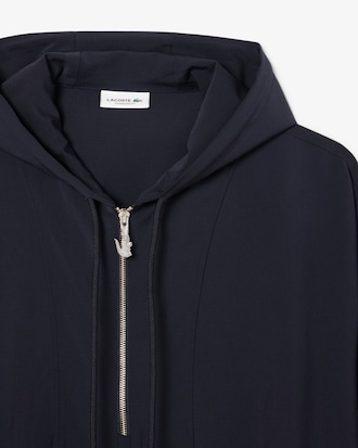 Oversized Wool Blend Popover Jacket