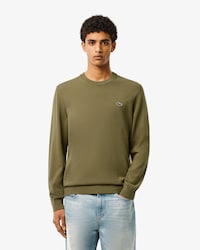 Monochrome Crew Neck Cotton Sweater