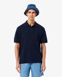 Loose Fit Heavy Piqu&eacute; Polo Shirt