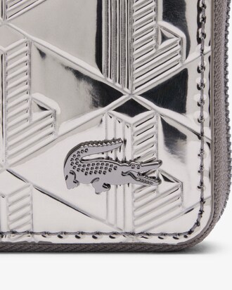 The Blend Silver Zipped Billfold