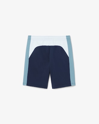 Cotton Fleece Colour-Block Shorts