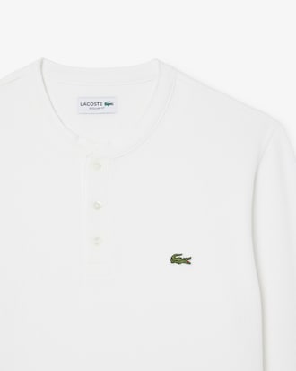 Long Sleeved Waffle Knit T-shirt