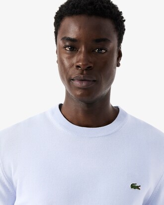 Monochrome Crew Neck Cotton Sweater