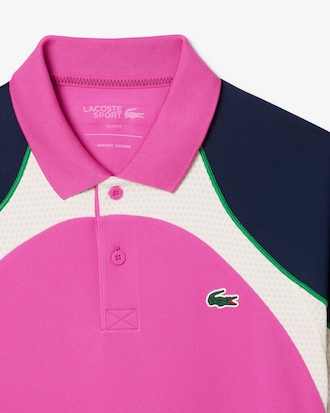Ultra Dry Colour-Block Tennis Polo Shirt
