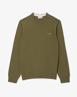 Monochrome Crew Neck Cotton Sweater