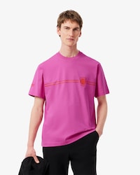 Printed Embroidered Cotton Jersey T-shirt