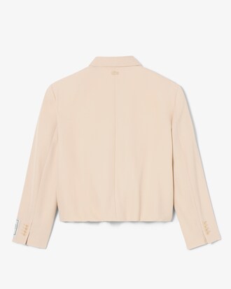 Runway Short Wool Twill Blazer