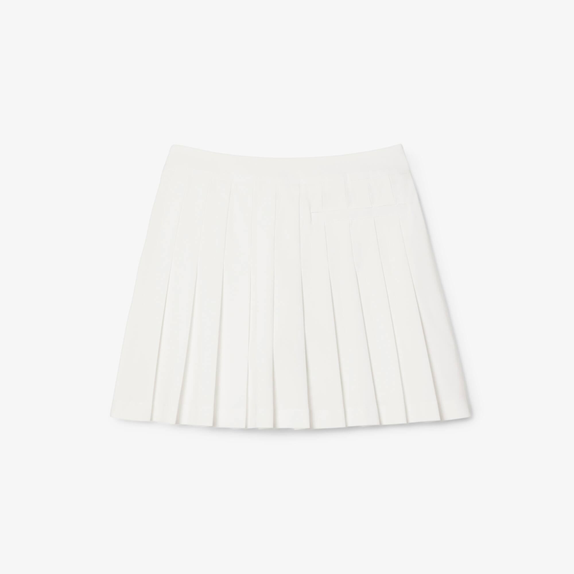 ★LACOSTE★ Women's Golf Bag Pleated Skirt White JF8571-55G8 Ultra Dry Golf Skirt with Liner - Women's dresses & skirts