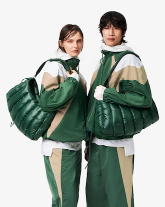 Runway Glossy Padded Nylon Purse