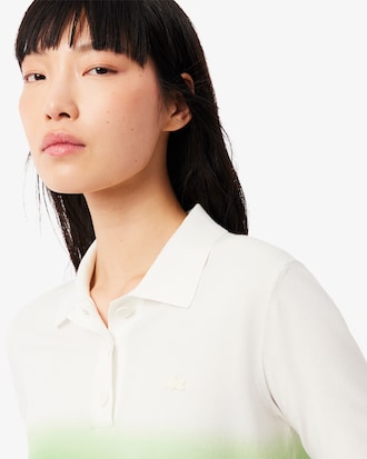 Classic Fit Ombré Effect Knit Polo Shirt