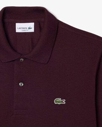 Classic Fit Long Sleeved L.12.12 Polo Shirt