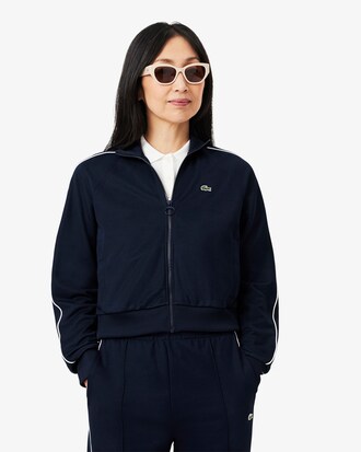 Paris Zip-Up Interlock Piqué Sweatshirt