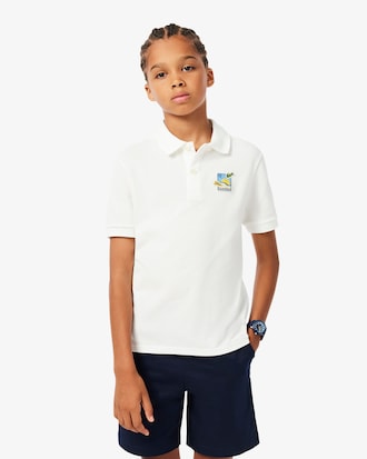 Unisex Lacoste x Club Med Piqu&eacute; Badge Polo Shirt