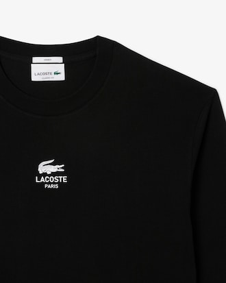Long Sleeved Lacoste Print T-shirt