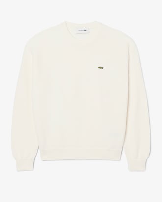 Relaxed Fit Cotton Crew Neck Sweater
