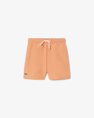 Monochrome Lined Swim Trunks