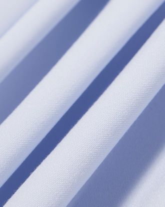 Oxford Cotton Pleated Skirt