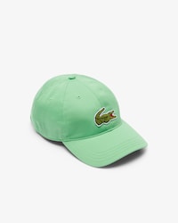 Crocodile Badge Cotton Twill Cap