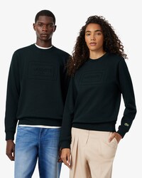 Embossed Fleece Sweatshirt