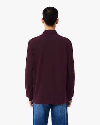 Classic Fit Long Sleeved L.12.12 Polo Shirt