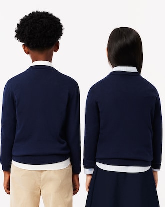 Cotton and Merino Wool Blend Sweater