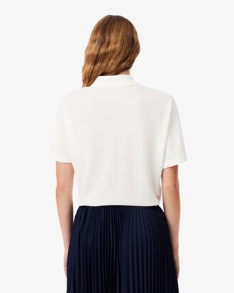 Relaxed Fit Fluid Piqu&eacute; Polo Shirt