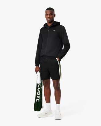 Lightweight Colour-Block Stripe Tennis Shorts