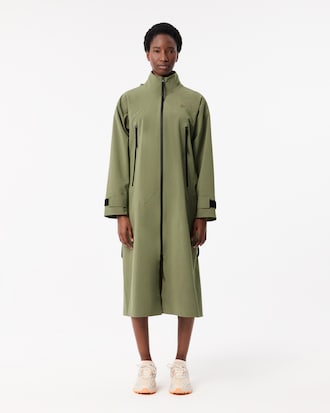 Long Oversized Water-Repellent Parka